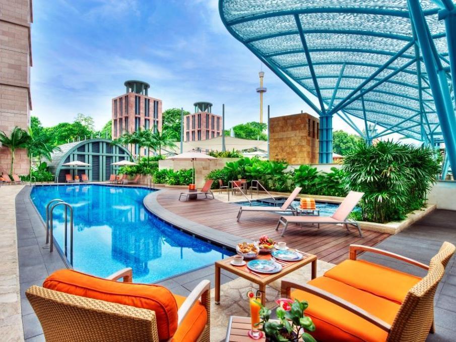 סינגפור Resorts World Sentosa - Hotel Michael מראה חיצוני תמונה